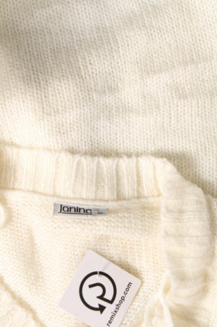 Дамски пуловер Janina, Размер M, Цвят Екрю, Цена 14,21 лв.