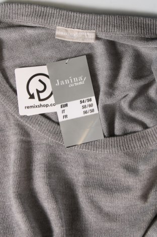 Дамски пуловер Janina, Размер 3XL, Цвят Сив, Цена 29,90 лв.