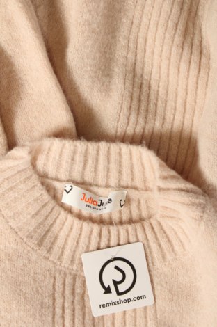 Дамски пуловер Julia June, Размер M, Цвят Бежов, Цена 274,50 лв.