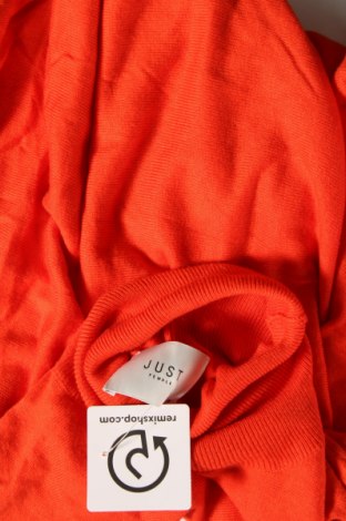 Damenpullover Just Female, Größe M, Farbe Orange, Preis 25,45 €