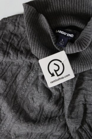 Damenpullover Lands' End, Größe L, Farbe Grau, Preis 9,89 €