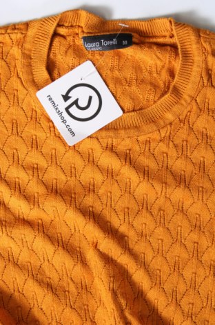 Дамски пуловер Laura Torelli, Размер S, Цвят Жълт, Цена 15,08 лв.