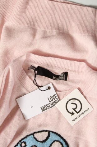 Дамски пуловер Love Moschino, Размер S, Цвят Розов, Цена 213,50 лв.