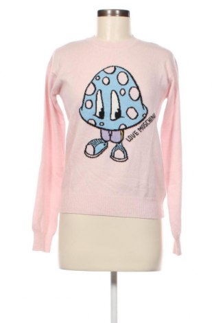 Γυναικείο πουλόβερ Love Moschino, Μέγεθος S, Χρώμα Ρόζ , Τιμή 102,19 €