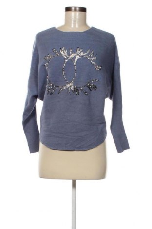 Γυναικείο πουλόβερ M&d, Μέγεθος M, Χρώμα Μπλέ, Τιμή 8,54 €
