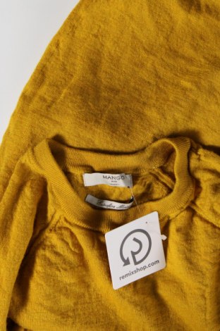 Дамски пуловер Mango, Размер L, Цвят Жълт, Цена 14,04 лв.