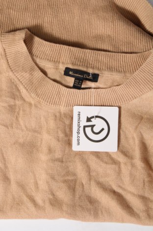 Дамски пуловер Massimo Dutti, Размер XS, Цвят Бежов, Цена 62,00 лв.