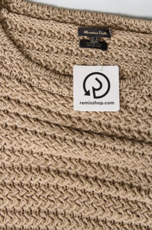 Дамски пуловер Massimo Dutti, Размер S, Цвят Бежов, Цена 43,79 лв.