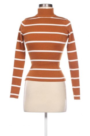 Дамски пуловер Mirrou, Размер S, Цвят Кафяв, Цена 14,21 лв.