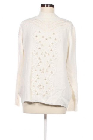 Дамски пуловер Mona, Размер XL, Цвят Бял, Цена 24,19 лв.