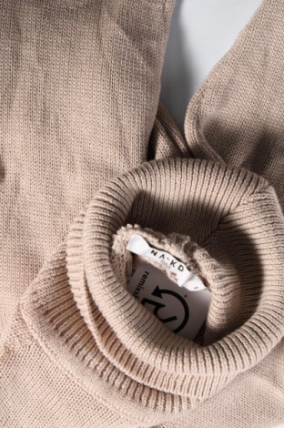 Дамски пуловер NA-KD, Размер S, Цвят Бежов, Цена 21,32 лв.