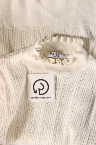 Γυναικείο πουλόβερ NA-KD, Μέγεθος S, Χρώμα Λευκό, Τιμή 14,31 €