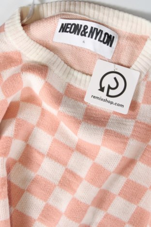 Γυναικείο πουλόβερ Neon & Nylon by Only, Μέγεθος XL, Χρώμα Πολύχρωμο, Τιμή 14,96 €