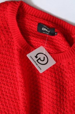 Damski sweter ONLY, Rozmiar M, Kolor Czerwony, Cena 28,50 zł