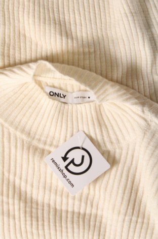 Damski sweter ONLY, Rozmiar S, Kolor Beżowy, Cena 39,73 zł