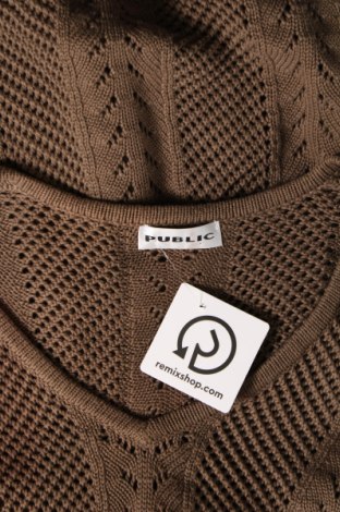 Дамски пуловер Public, Размер M, Цвят Кафяв, Цена 17,40 лв.