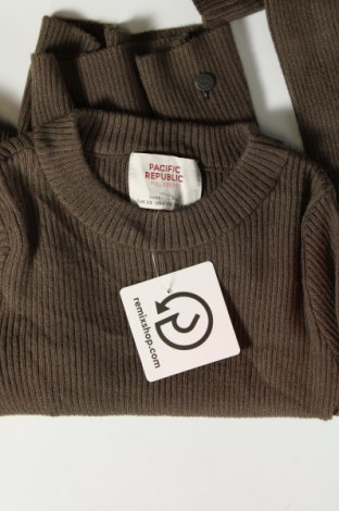 Дамски пуловер Pull&Bear, Размер XS, Цвят Зелен, Цена 14,21 лв.