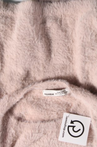 Damski sweter Pull&Bear, Rozmiar M, Kolor Popielaty róż, Cena 45,45 zł