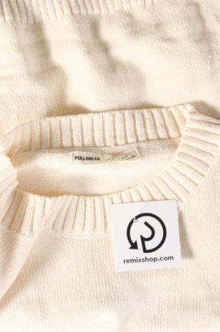 Γυναικείο πουλόβερ Pull&Bear, Μέγεθος S, Χρώμα Εκρού, Τιμή 8,25 €