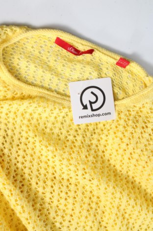 Дамски пуловер S.Oliver, Размер S, Цвят Жълт, Цена 20,09 лв.