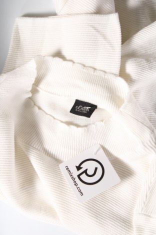Γυναικείο πουλόβερ S.Oliver Black Label, Μέγεθος XL, Χρώμα Λευκό, Τιμή 24,93 €