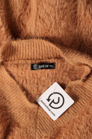 Damenpullover SHEIN, Größe 3XL, Farbe Braun, Preis € 14,13