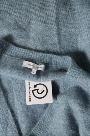Γυναικείο πουλόβερ Second Female, Μέγεθος L, Χρώμα Μπλέ, Τιμή 24,93 €