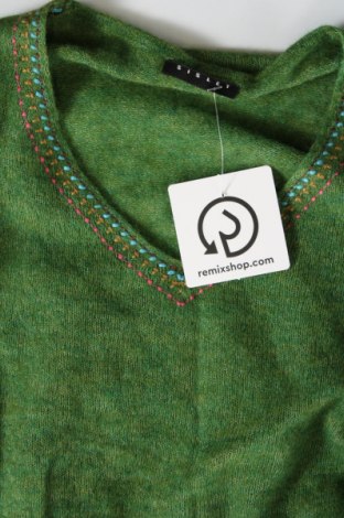 Дамски пуловер Sisley, Размер M, Цвят Зелен, Цена 43,36 лв.