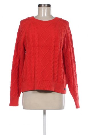 Дамски пуловер Superdry, Размер M, Цвят Червен, Цена 27,73 лв.