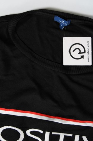 Дамски пуловер Tom Tailor, Размер L, Цвят Черен, Цена 44,18 лв.