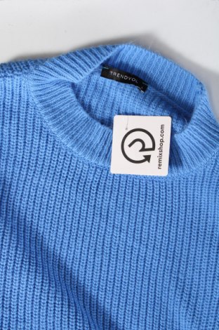Női pulóver Trendyol, Méret L, Szín Kék, Ár 5 097 Ft