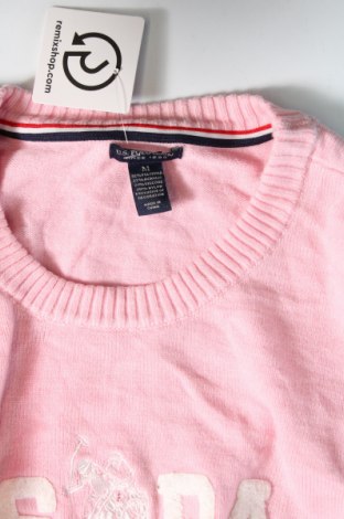 Damenpullover U.S. Polo Assn., Größe M, Farbe Rosa, Preis € 25,45