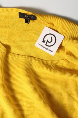 Γυναικείο πουλόβερ Un Deux Trois, Μέγεθος M, Χρώμα Κίτρινο, Τιμή 22,63 €