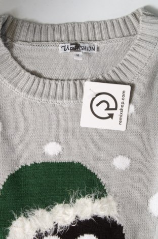 Γυναικείο πουλόβερ Up 2 Fashion, Μέγεθος M, Χρώμα Γκρί, Τιμή 9,33 €