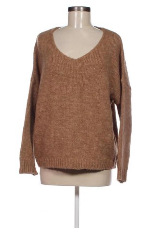 Дамски пуловер V Milano, Размер M, Цвят Бежов, Цена 14,21 лв.