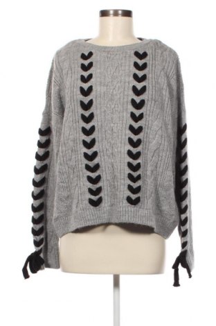 Дамски пуловер Yessica, Размер M, Цвят Сив, Цена 13,34 лв.