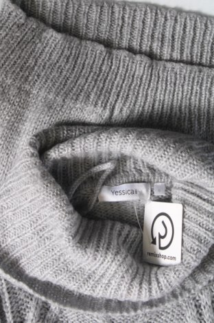 Дамски пуловер Yessica, Размер S, Цвят Сив, Цена 15,08 лв.