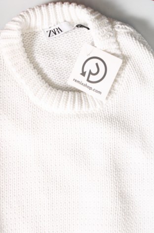 Damenpullover Zara, Größe M, Farbe Weiß, Preis 7,98 €