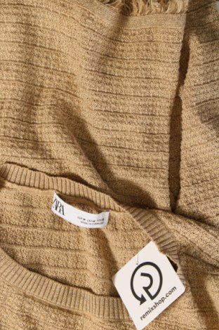 Pulover de femei Zara, Mărime M, Culoare Bej, Preț 39,26 Lei