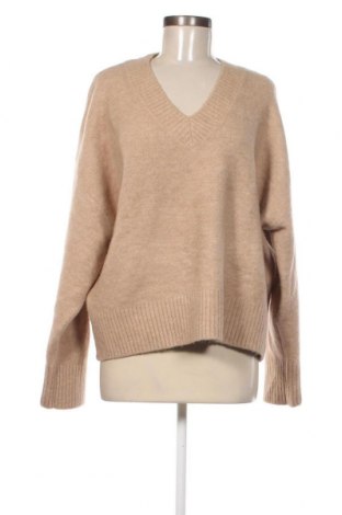 Дамски пуловер Zara, Размер M, Цвят Бежов, Цена 15,39 лв.