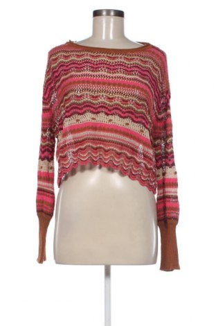 Дамски пуловер Zara, Размер S, Цвят Многоцветен, Цена 9,45 лв.