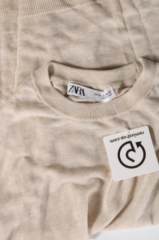 Дамски пуловер Zara, Размер XL, Цвят Бежов, Цена 15,40 лв.