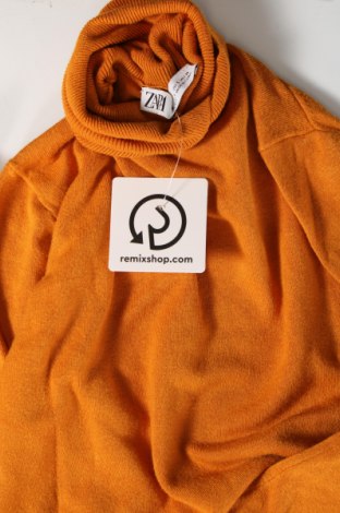 Дамски пуловер Zara, Размер S, Цвят Жълт, Цена 15,60 лв.