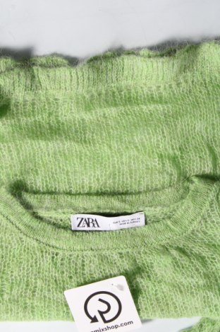 Damski sweter Zara, Rozmiar S, Kolor Zielony, Cena 86,36 zł