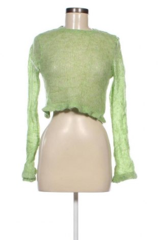 Дамски пуловер Zara, Размер S, Цвят Зелен, Цена 13,23 лв.