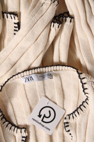 Pulover de femei Zara, Mărime M, Culoare Ecru, Preț 43,52 Lei