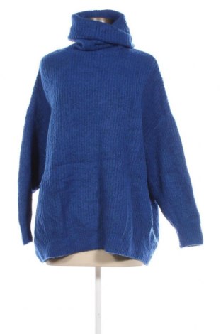 Дамски пуловер Zara Knitwear, Размер S, Цвят Син, Цена 12,42 лв.