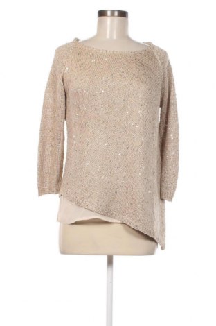 Дамски пуловер Zara Knitwear, Размер M, Цвят Бежов, Цена 16,18 лв.