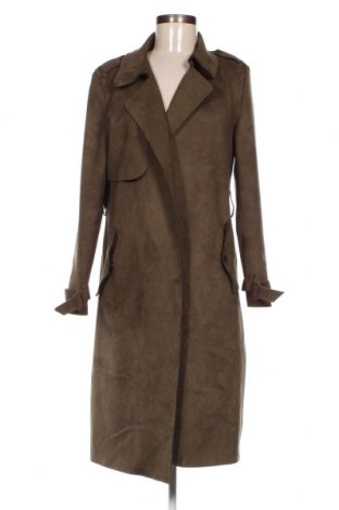 Damen Trenchcoat Zara, Größe M, Farbe Grün, Preis 19,14 €