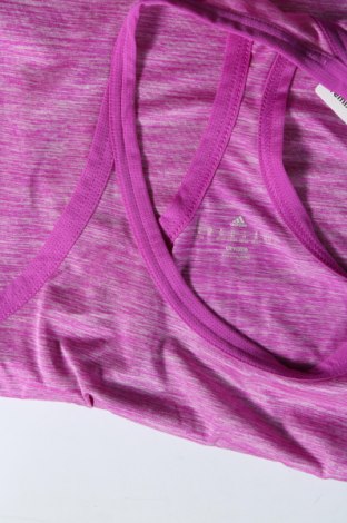 Γυναίκειο αθλητικό τοπ Adidas, Μέγεθος M, Χρώμα Βιολετί, Τιμή 9,46 €